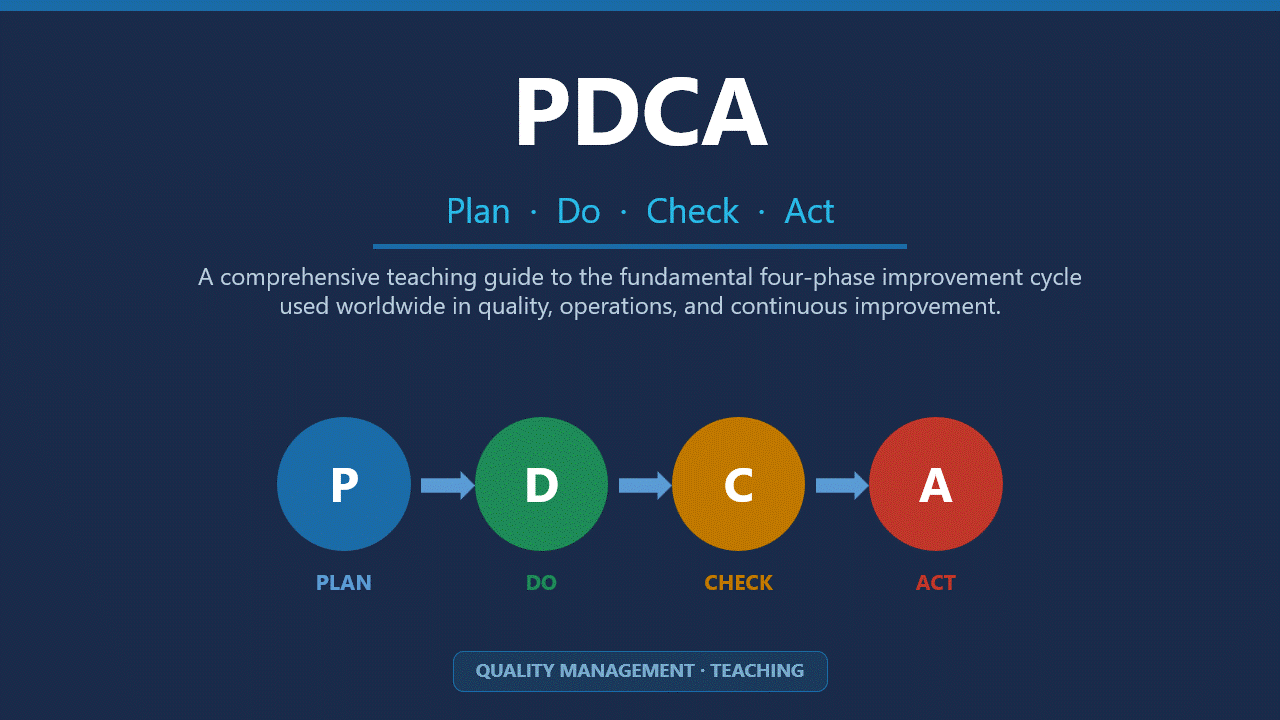 Animated PDCA teaching guide preview thumbnail